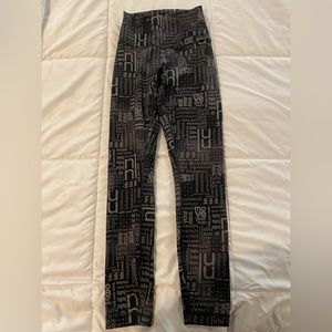 Lululemon Wunder Train Tight *Contour Fit Everlux 25" - Ombre Black Multi -Sz 4
